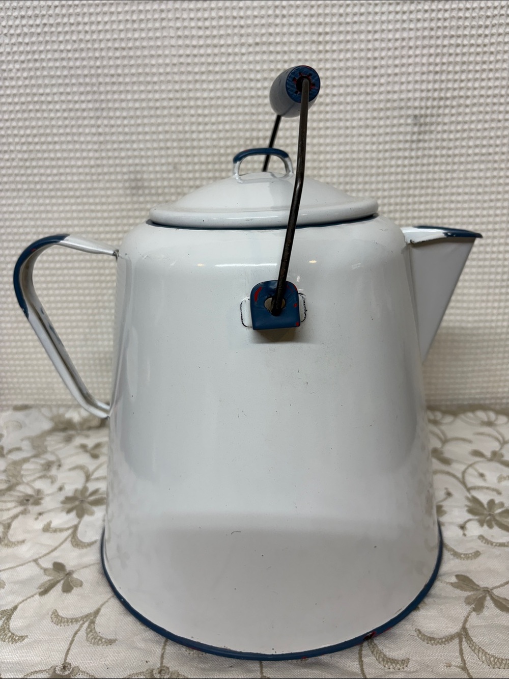 Enamelware coffee pot